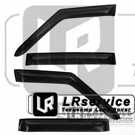 Дефлектор двери к-кт (темные) RRS с 2013-