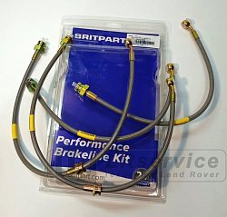 Шланг тормозной усиленный  + 40мм (к-кт 4шт ) D2 DA241440S